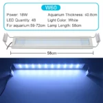 Ultratunn vattentät LED-klämlampa för akvarieväxter