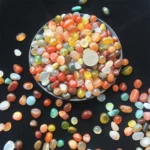 Påse med 100g tumlad naturlig agatsten för aquascaping