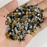 Naturligt tumlat mineralgrus 3-5 mm för aquascaping-dekoration