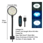 USB-driven LED-klämlampa för nano-akvarium, anpassningsbar belysning