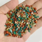 Naturligt tumlat mineralgrus 3-5 mm för aquascaping-dekoration